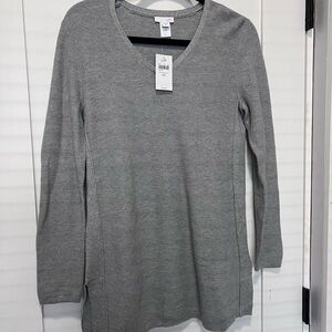 J. Jill Heather Gray Long Sleeve Top